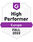 G2 High Performer Europe Fall 2022