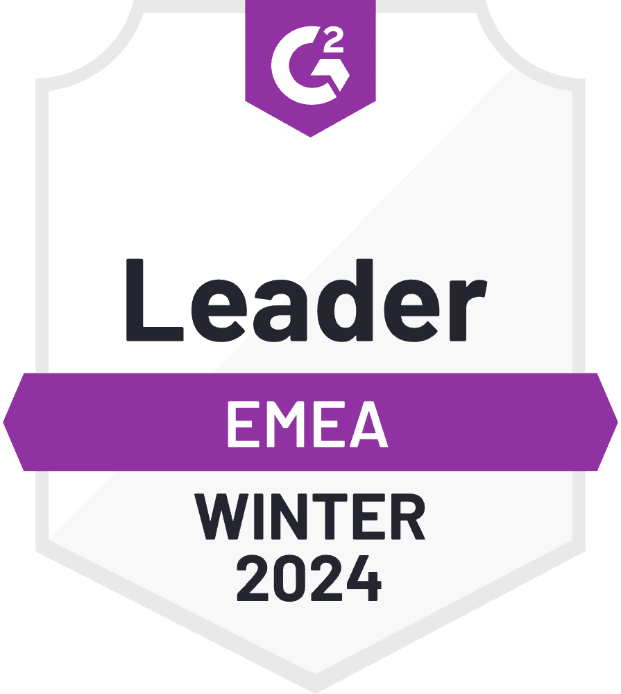 G2 Badge Leader EMEA Winter 2024