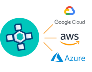 ReadyTech Axis logo showing aws, azure, and gcp